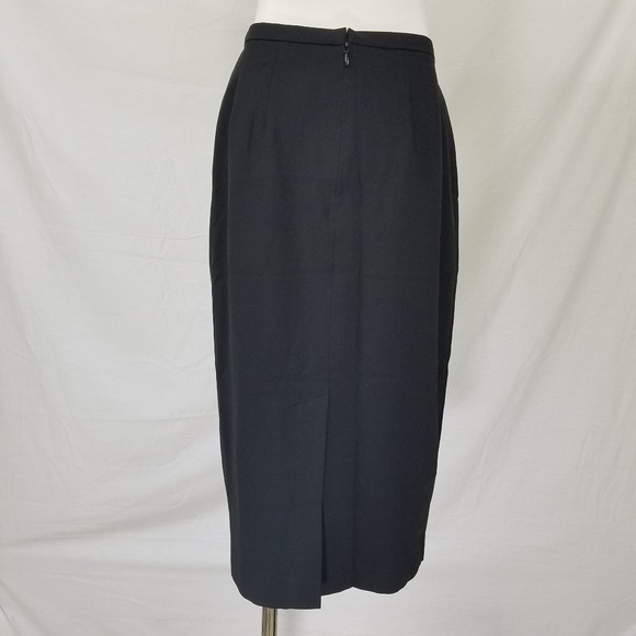 Bergamo Studio Skirt A-Line Black Size 6 - Picture 4 of 8